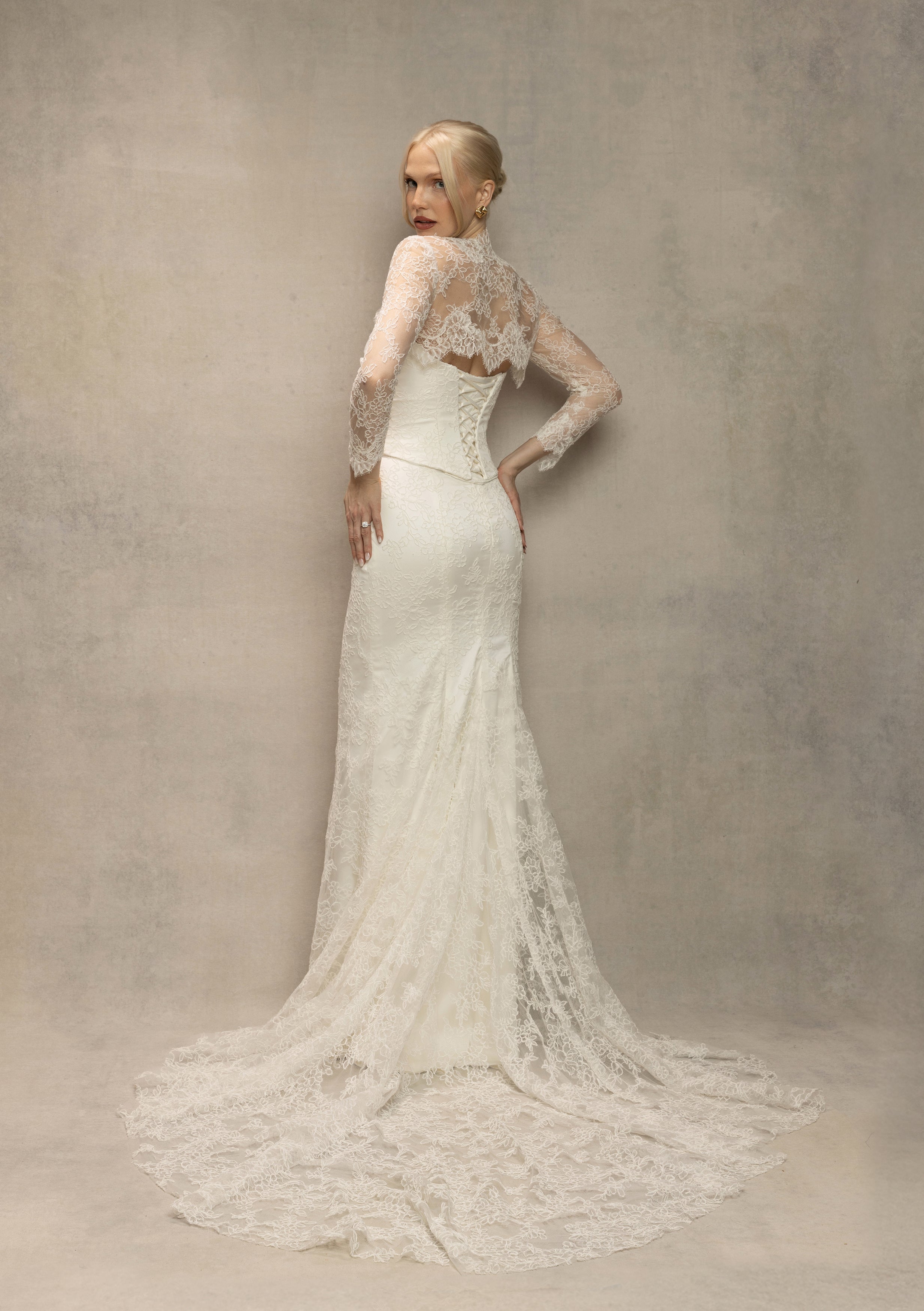 Chorded Lace Bolero (Fitted Sleeve)