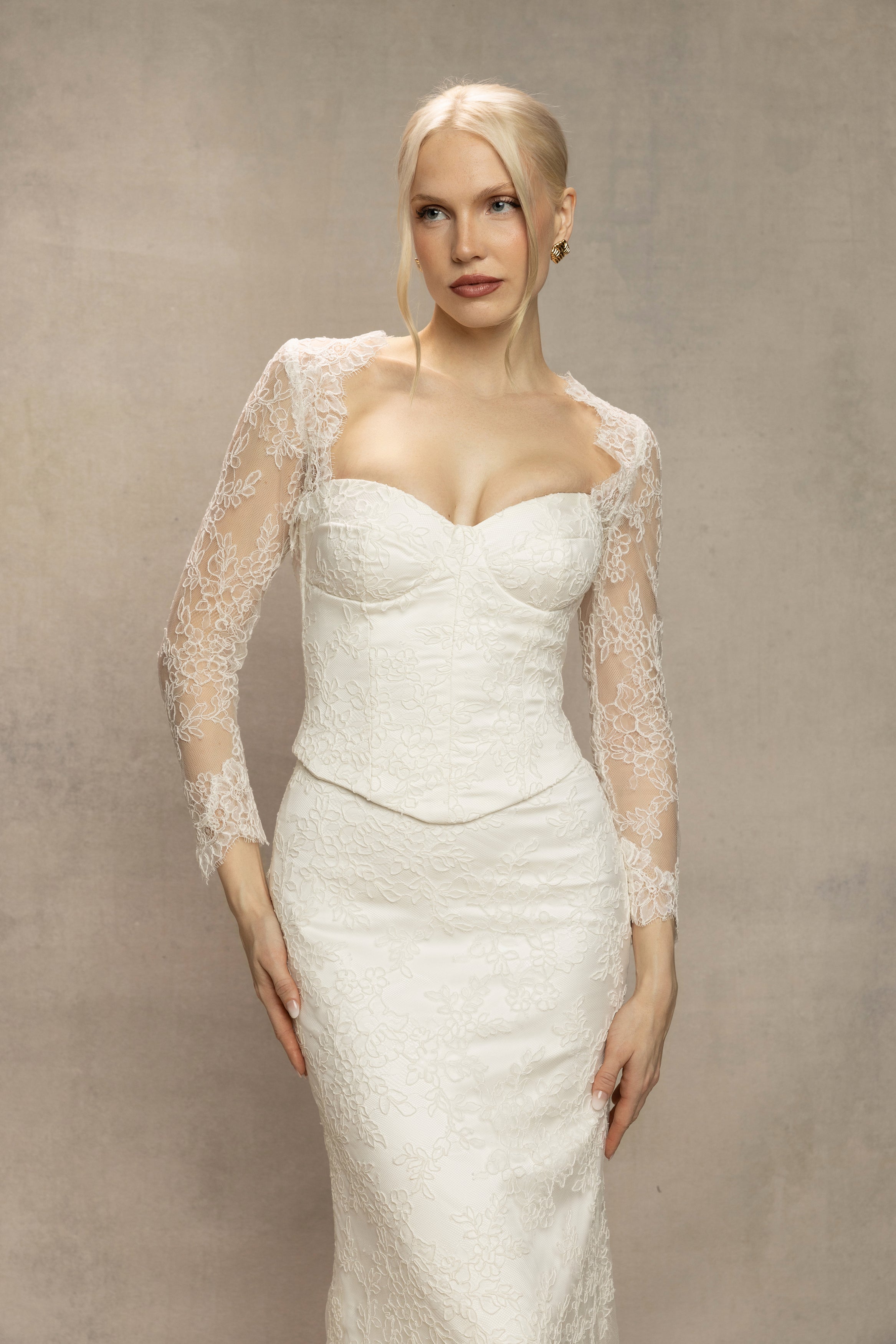 Chorded Lace Bolero (Fitted Sleeve)