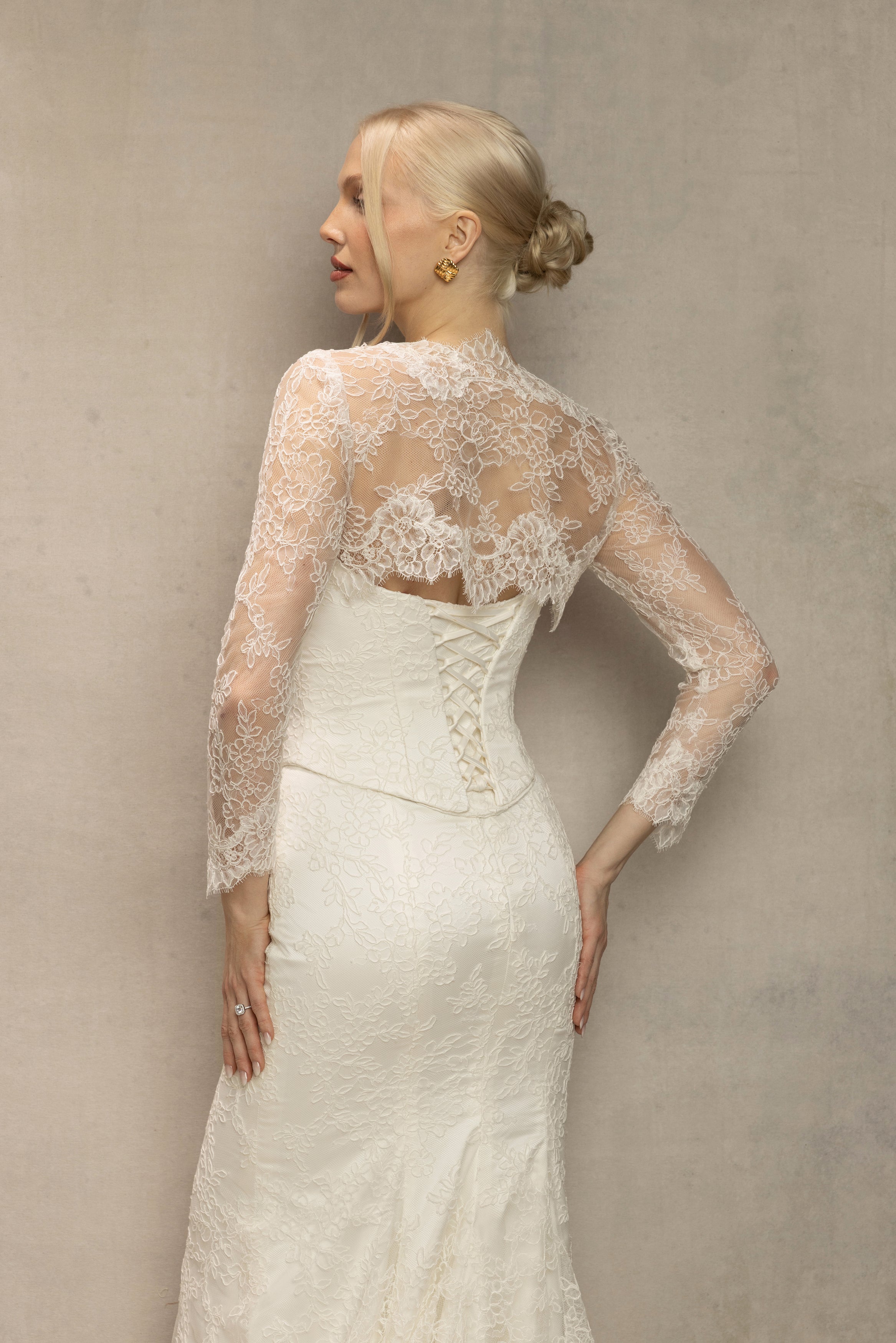 Chorded Lace Bolero (Fitted Sleeve)