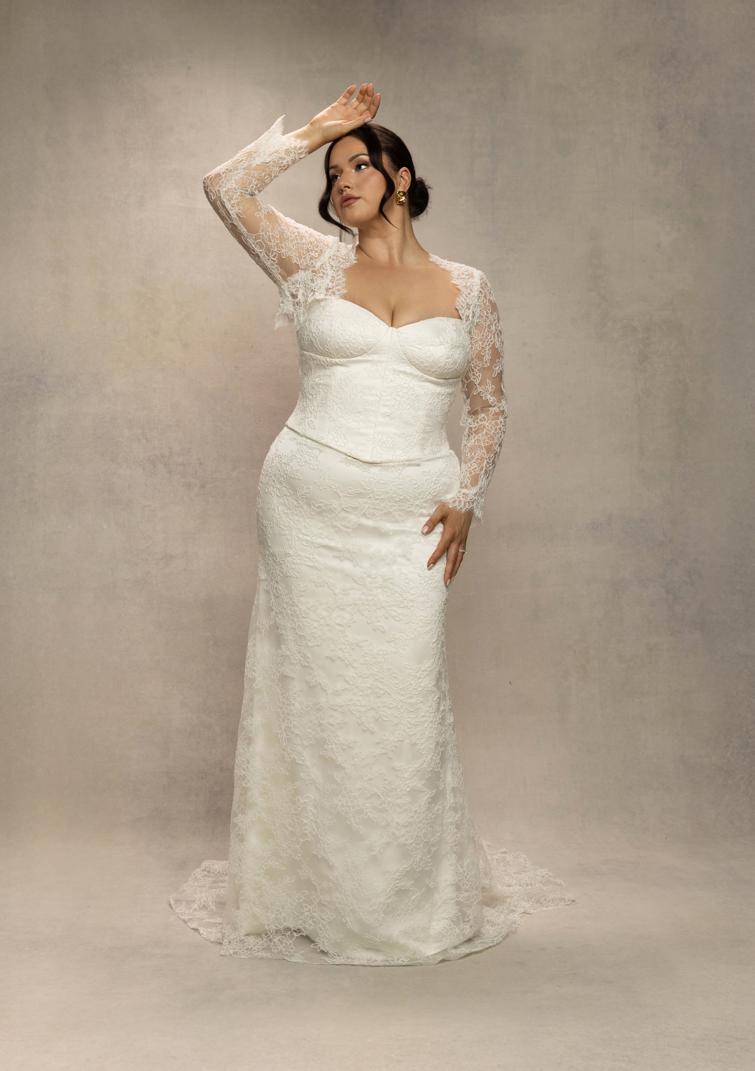 Chorded Lace Bolero (Fitted Sleeve)
