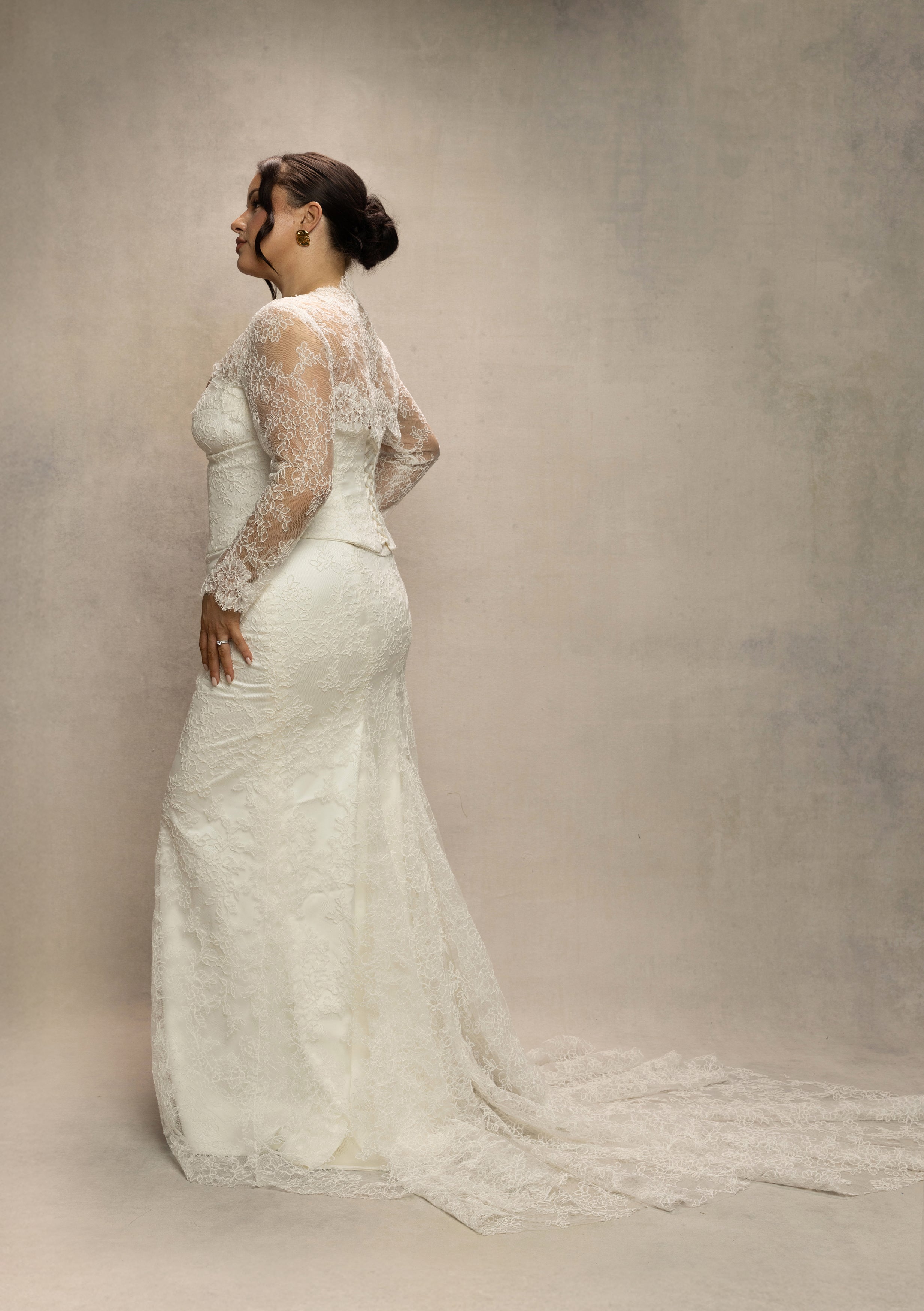 Chorded Lace Bolero (Fitted Sleeve)