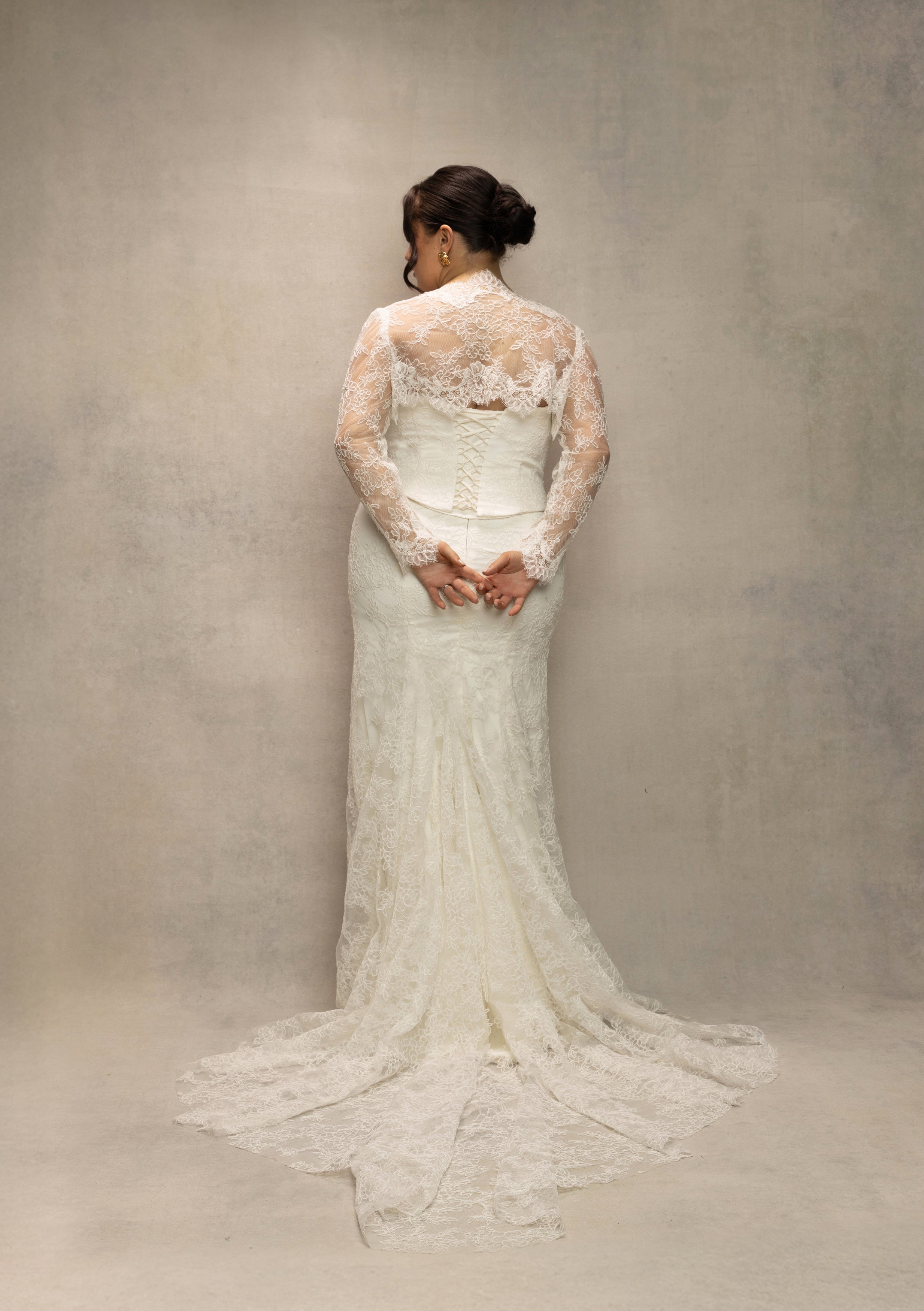 Chorded Lace Bolero (Fitted Sleeve)