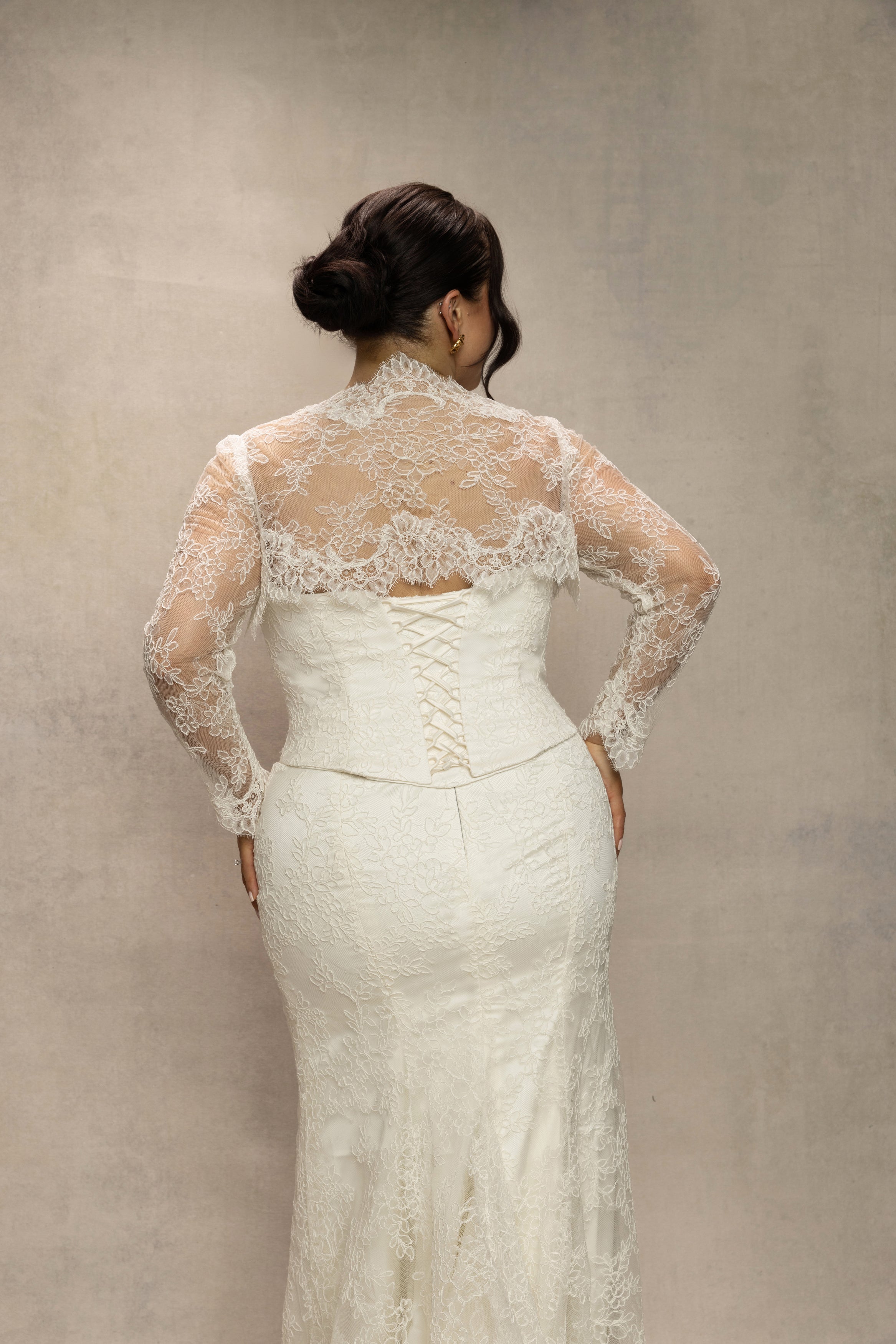 Chorded Lace Bolero (Fitted Sleeve)