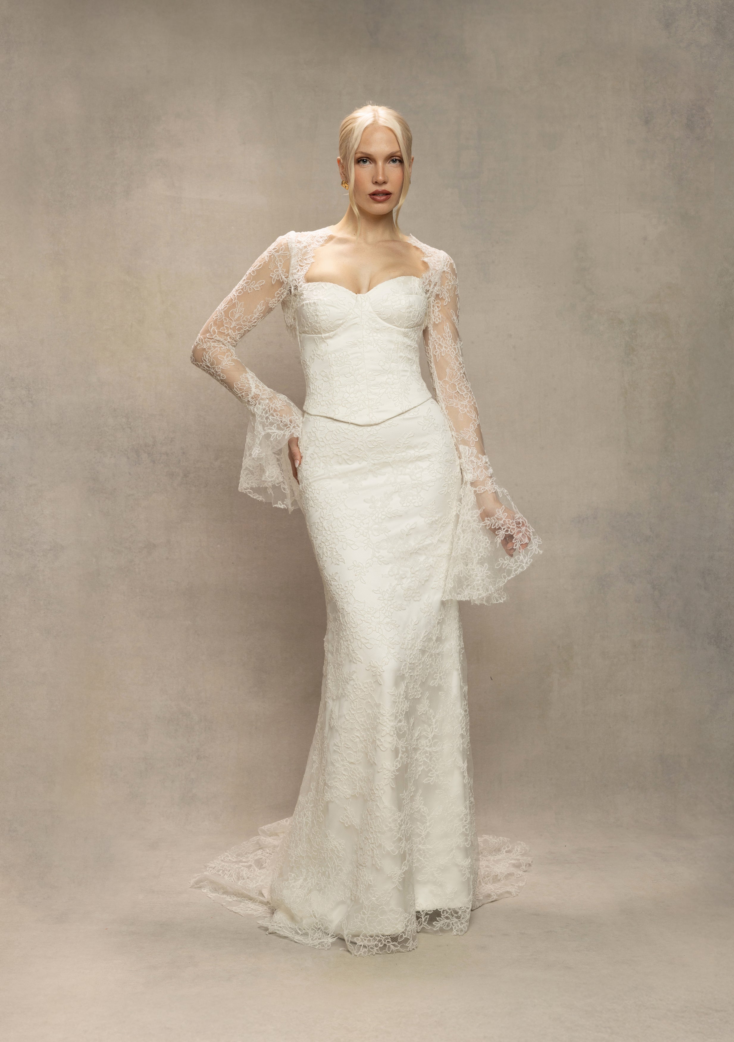 Chorded Lace Bolero (Flounce Cuff)