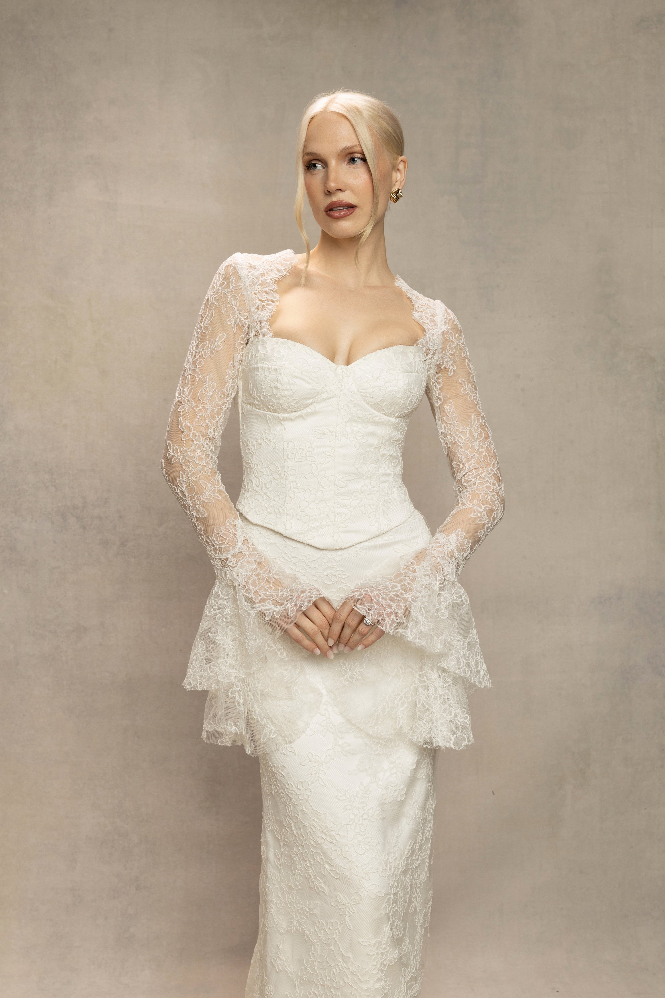 Chorded Lace Bolero (Flounce Cuff)