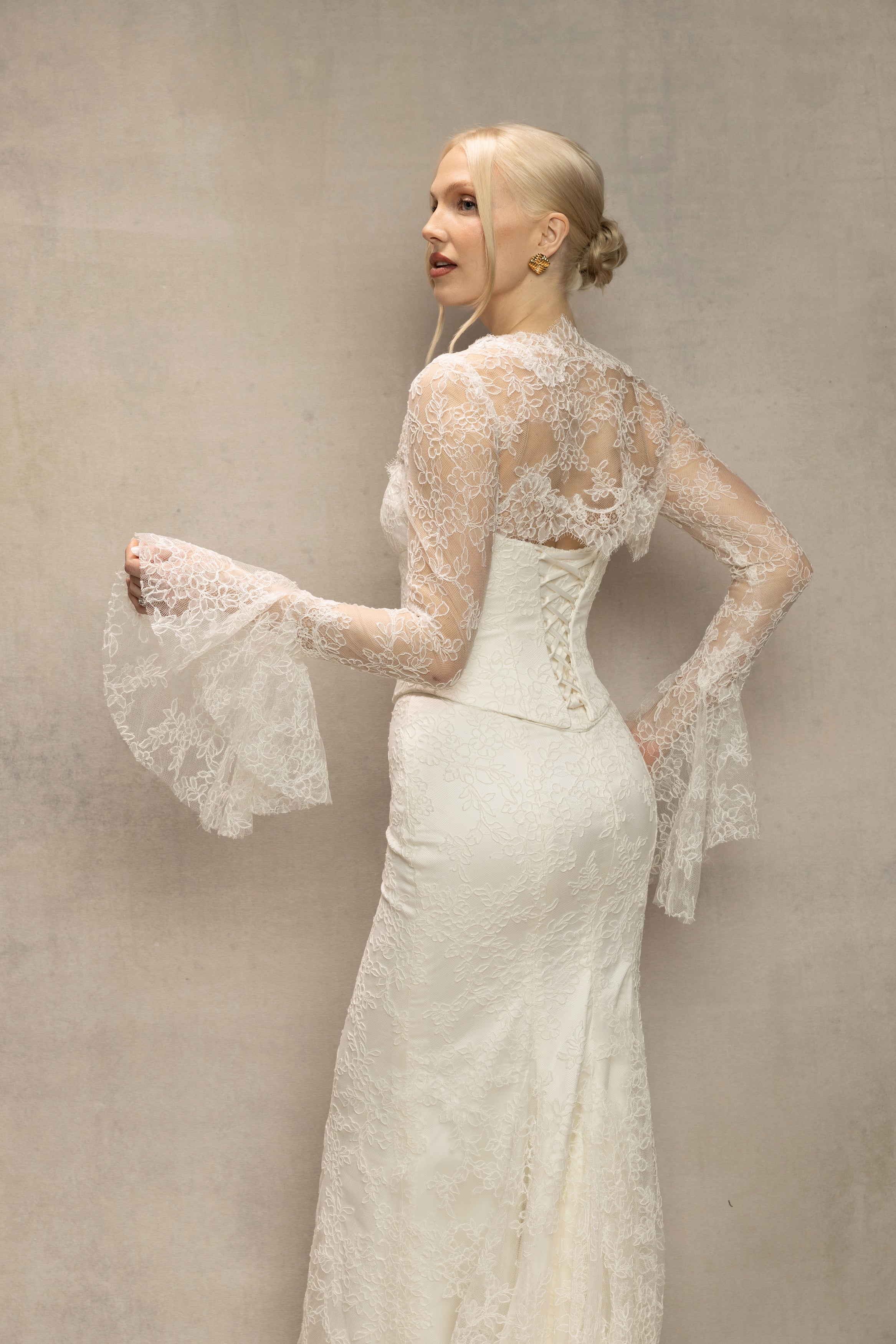 Chorded Lace Bolero (Flounce Cuff)