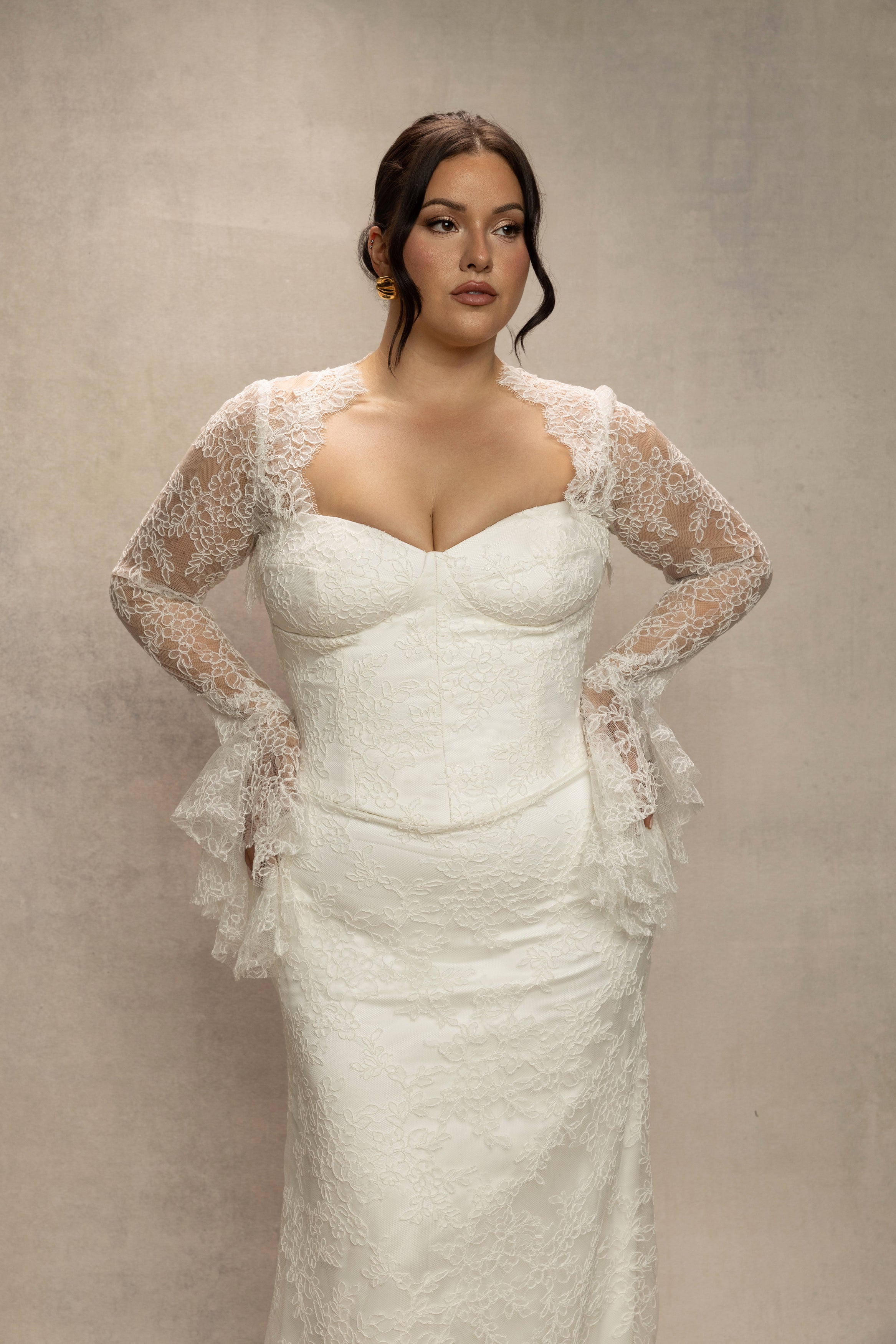Chorded Lace Bolero (Flounce Cuff)
